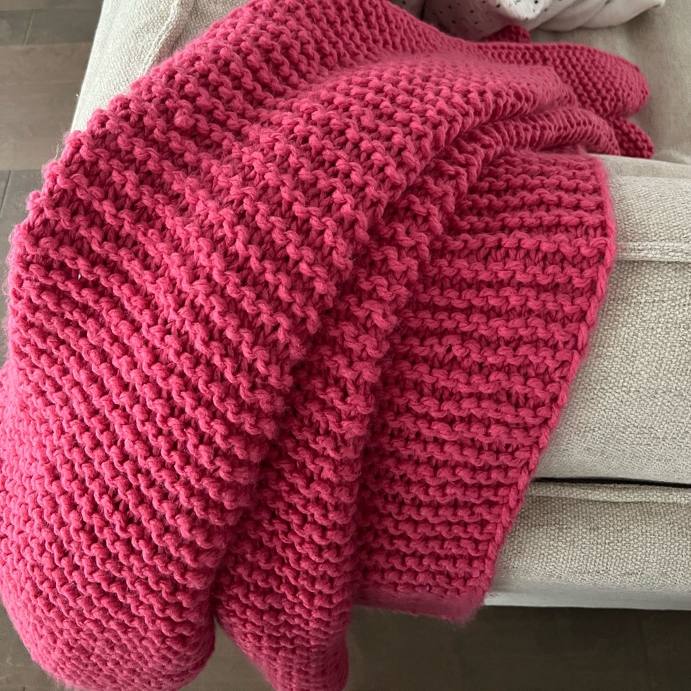 Handmade blanket lovely color